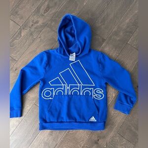 Adidas Kids Blue Hoodie